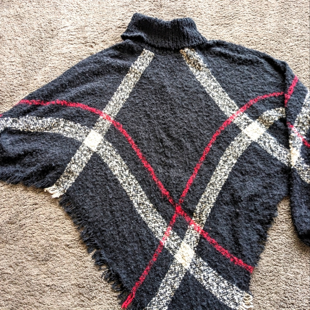 Woven poncho